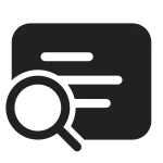 Slide Search SVG Icon